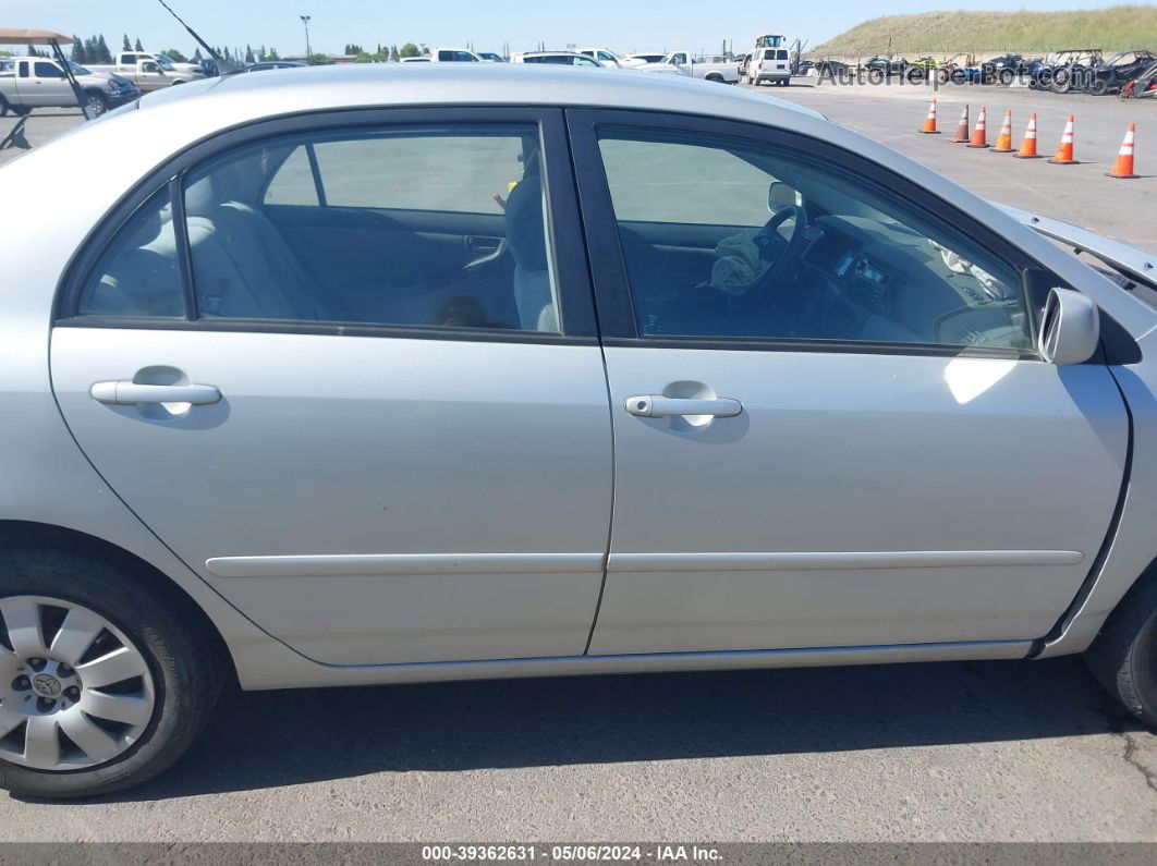 2004 Toyota Corolla Le Silver vin: 1NXBR32E74Z252282