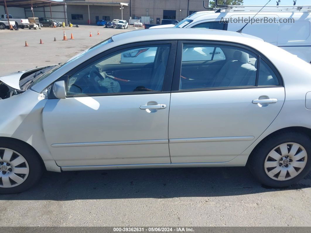 2004 Toyota Corolla Le Silver vin: 1NXBR32E74Z252282