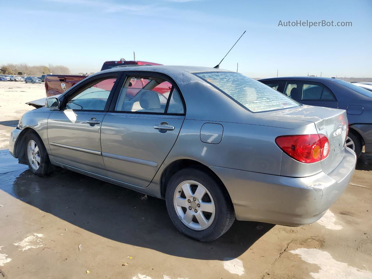 2004 Toyota Corolla Ce Gray vin: 1NXBR32E74Z259880