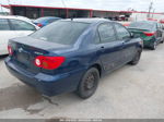 2004 Toyota Corolla Le Blue vin: 1NXBR32E74Z276100