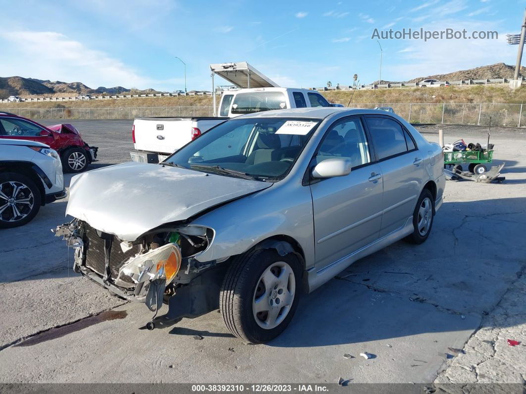 2004 Toyota Corolla S Gray vin: 1NXBR32E74Z282396