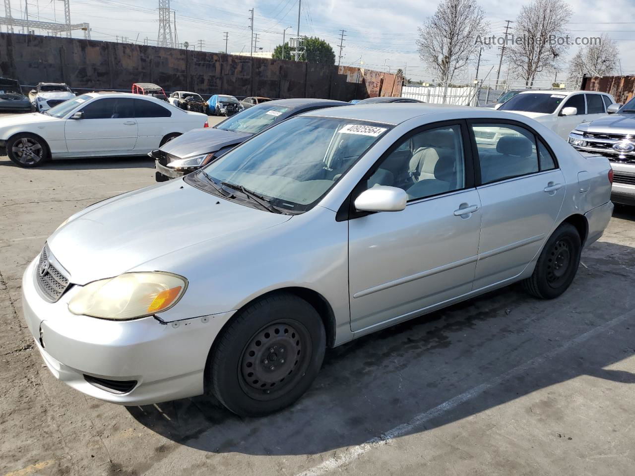 2004 Toyota Corolla Ce Silver vin: 1NXBR32E74Z332990