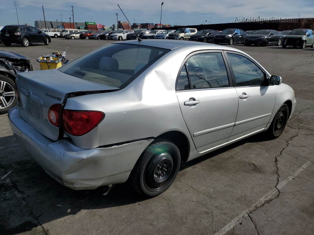 2004 Toyota Corolla Ce Silver vin: 1NXBR32E74Z332990