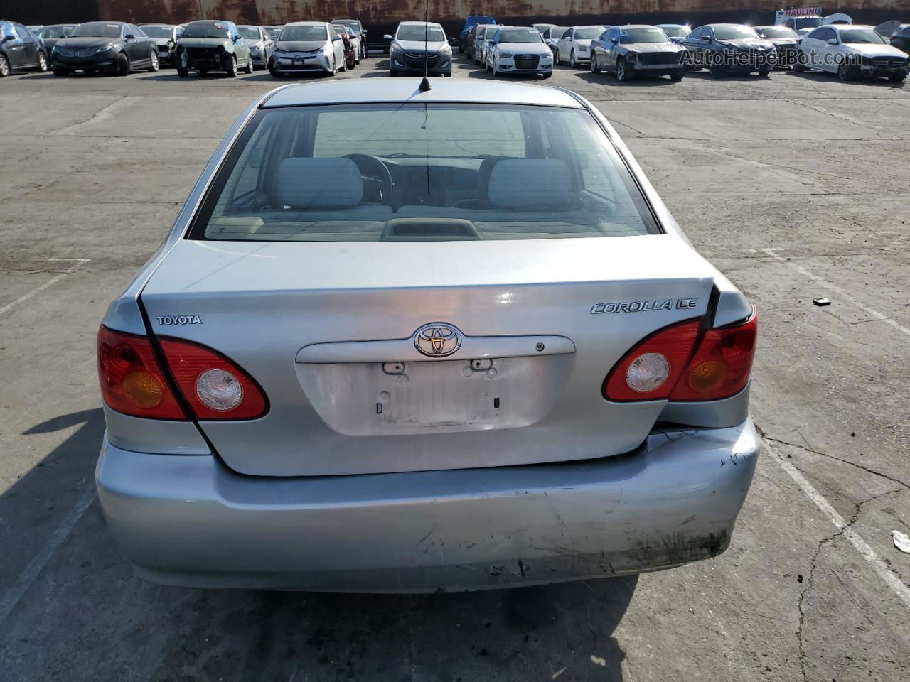 2004 Toyota Corolla Ce Silver vin: 1NXBR32E74Z332990