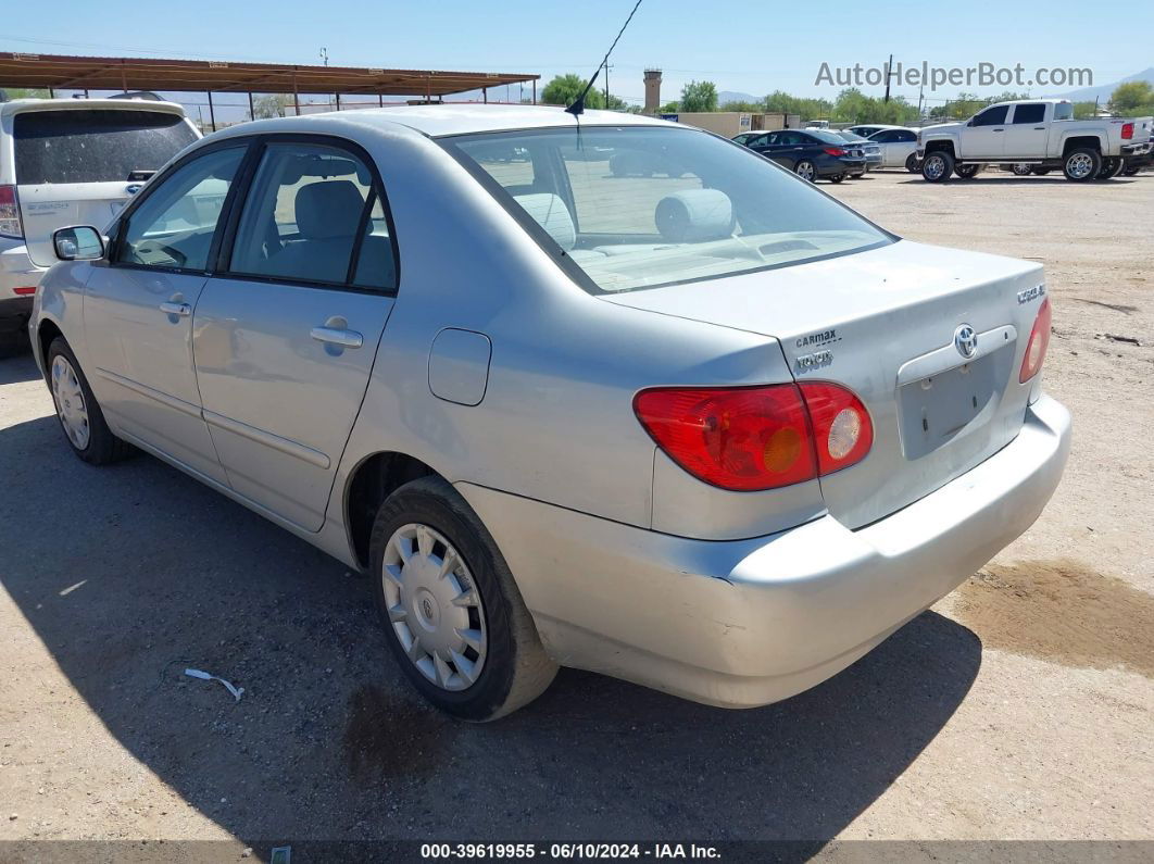 2004 Toyota Corolla Le Silver vin: 1NXBR32E74Z337235