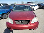 2005 Toyota Corolla Ce Maroon vin: 1NXBR32E75Z475228