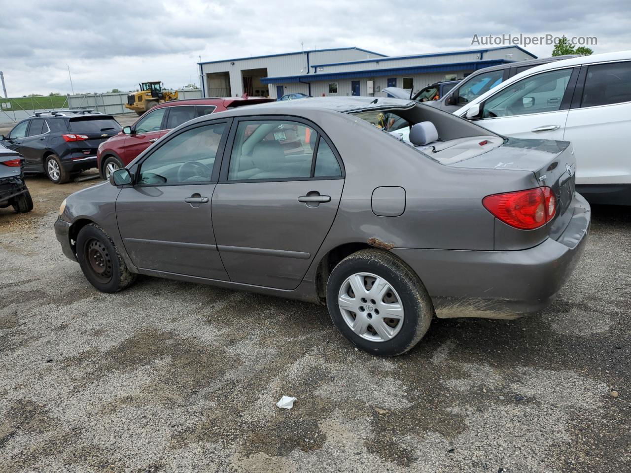 2005 Toyota Corolla Ce Gray vin: 1NXBR32E75Z500242