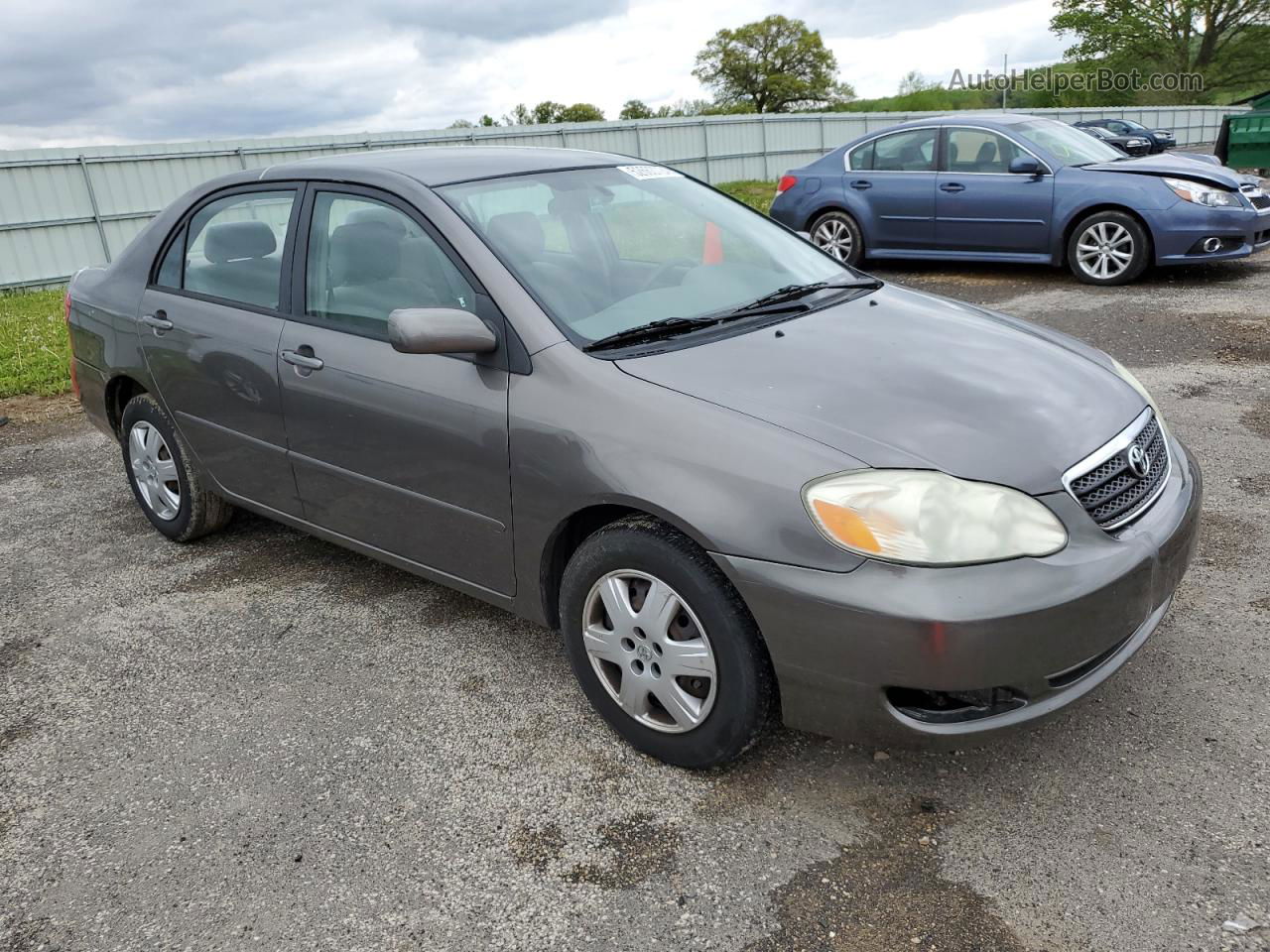 2005 Toyota Corolla Ce Gray vin: 1NXBR32E75Z500242