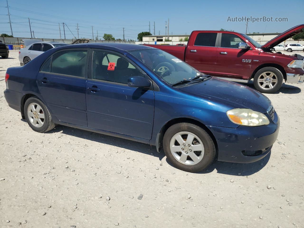 2005 Toyota Corolla Ce Синий vin: 1NXBR32E75Z517235