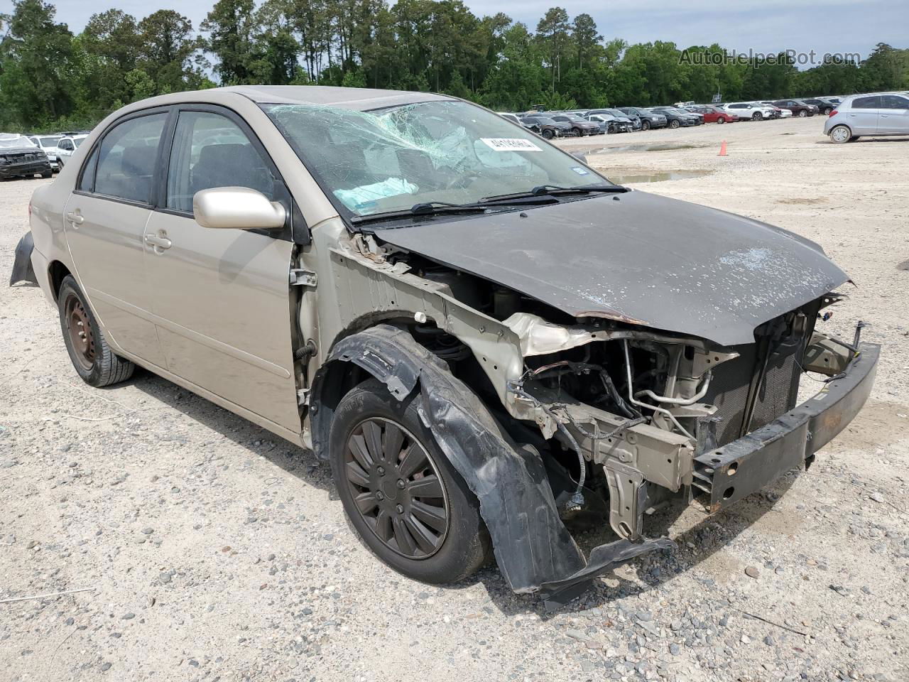 2005 Toyota Corolla Ce Tan vin: 1NXBR32E75Z547965