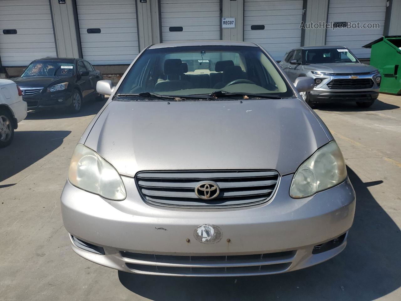 2003 Toyota Corolla Ce Beige vin: 1NXBR32E83Z015301