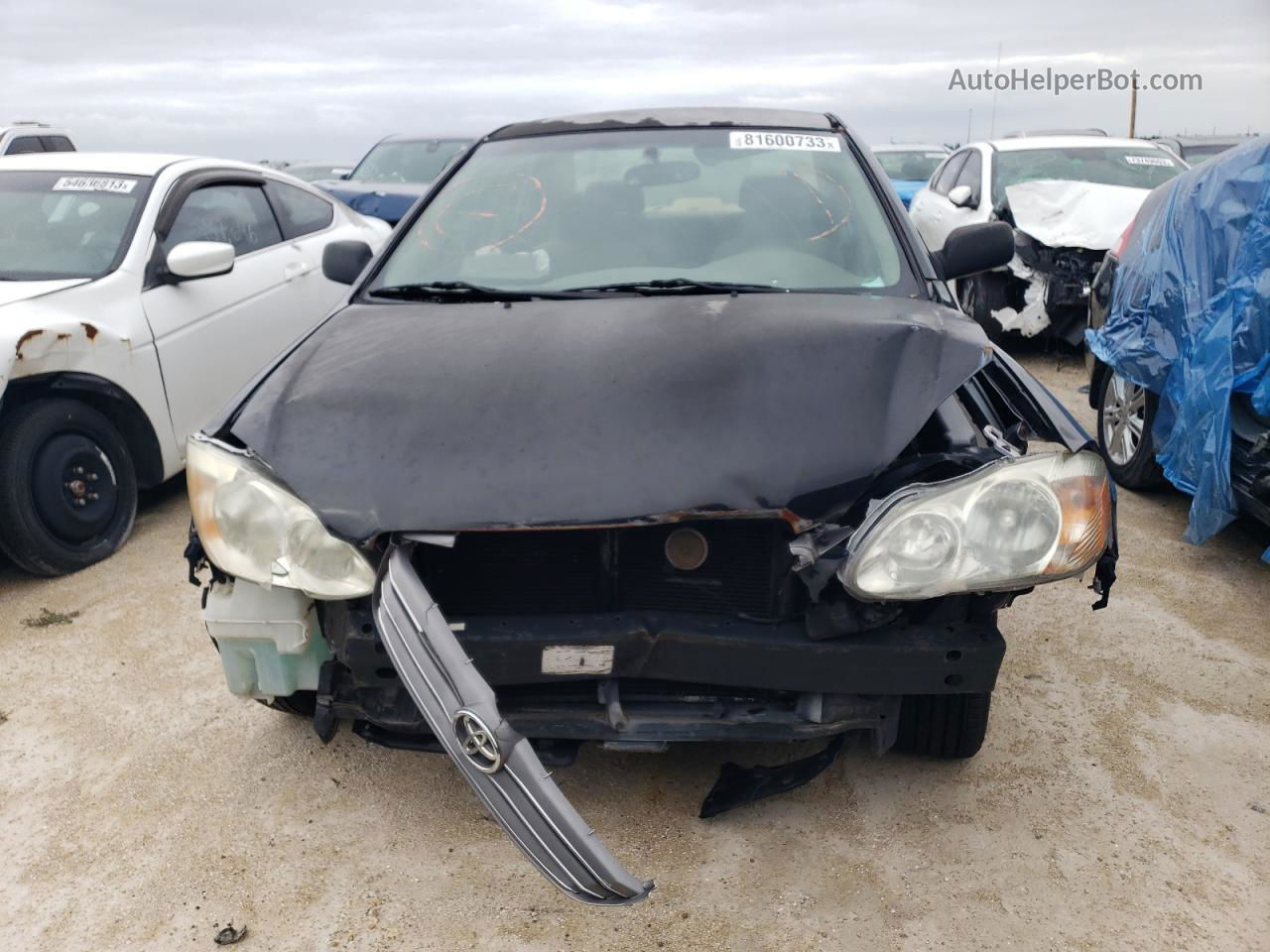 2003 Toyota Corolla Ce Black vin: 1NXBR32E83Z022121