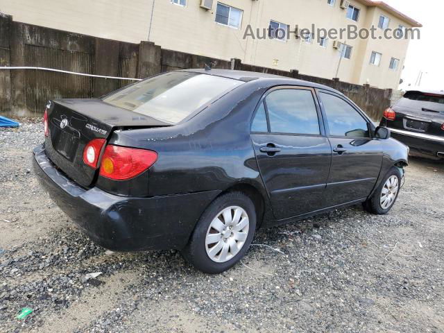 2003 Toyota Corolla Ce Black vin: 1NXBR32E83Z022121