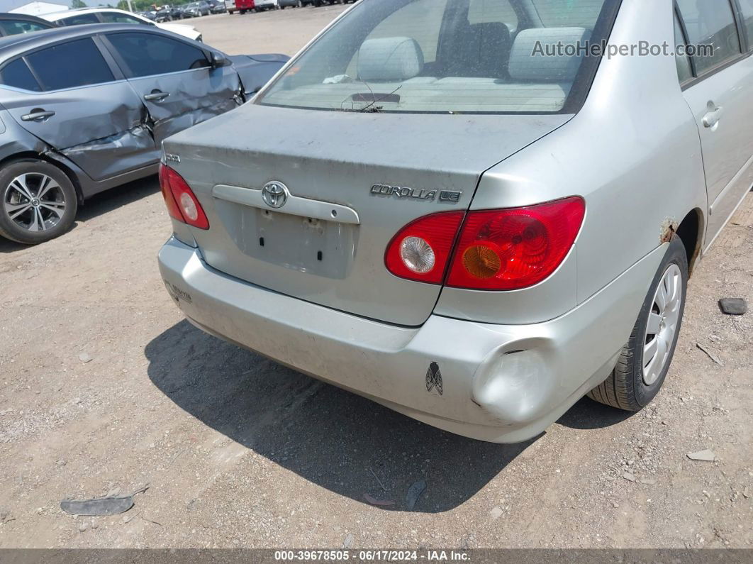 2003 Toyota Corolla Le Серебряный vin: 1NXBR32E83Z028355