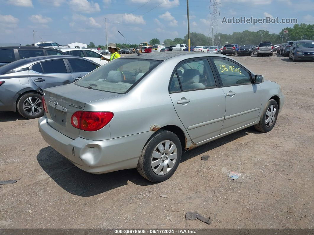 2003 Toyota Corolla Le Silver vin: 1NXBR32E83Z028355