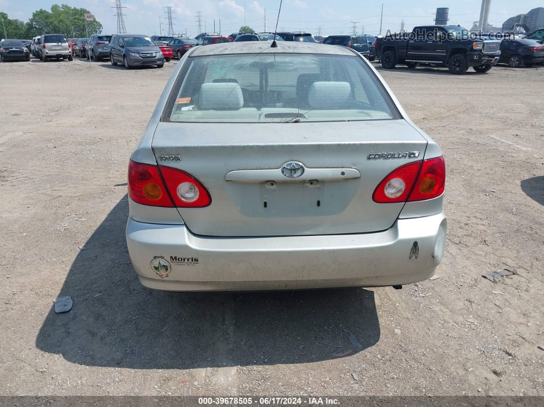 2003 Toyota Corolla Le Silver vin: 1NXBR32E83Z028355