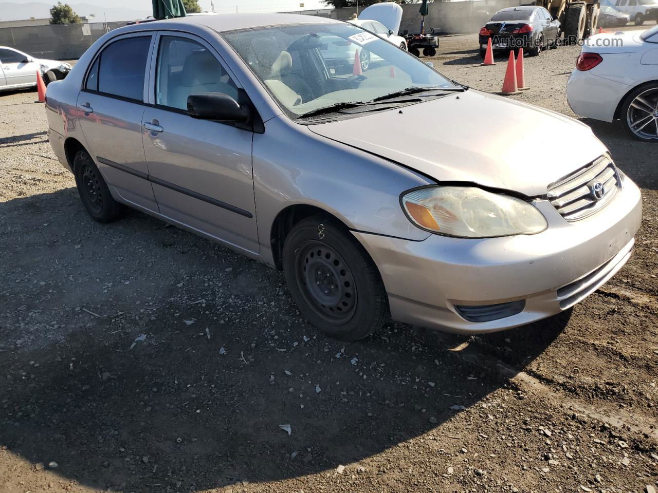 2003 Toyota Corolla Ce Серебряный vin: 1NXBR32E83Z031448