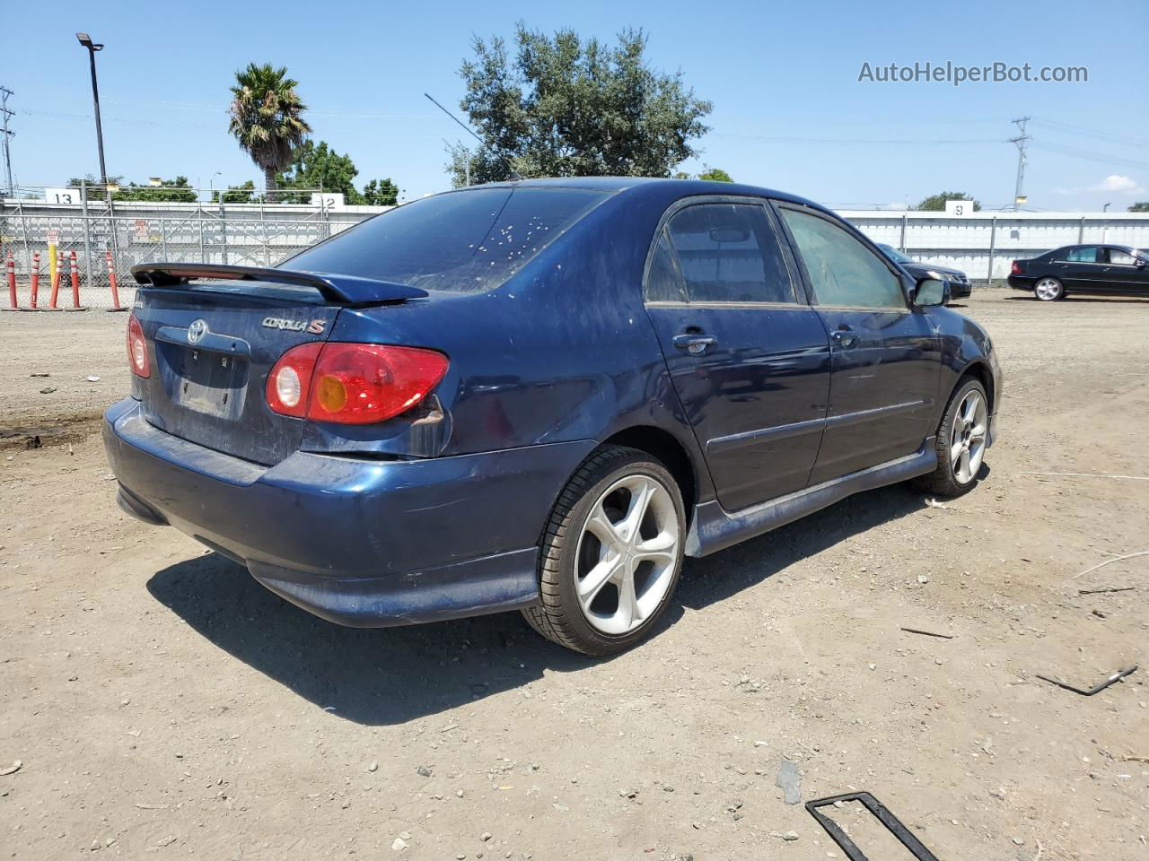 2003 Toyota Corolla Ce Blue vin: 1NXBR32E83Z057273