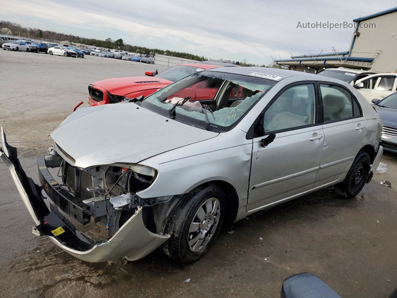 2003 Toyota Corolla Ce Silver vin: 1NXBR32E83Z060691