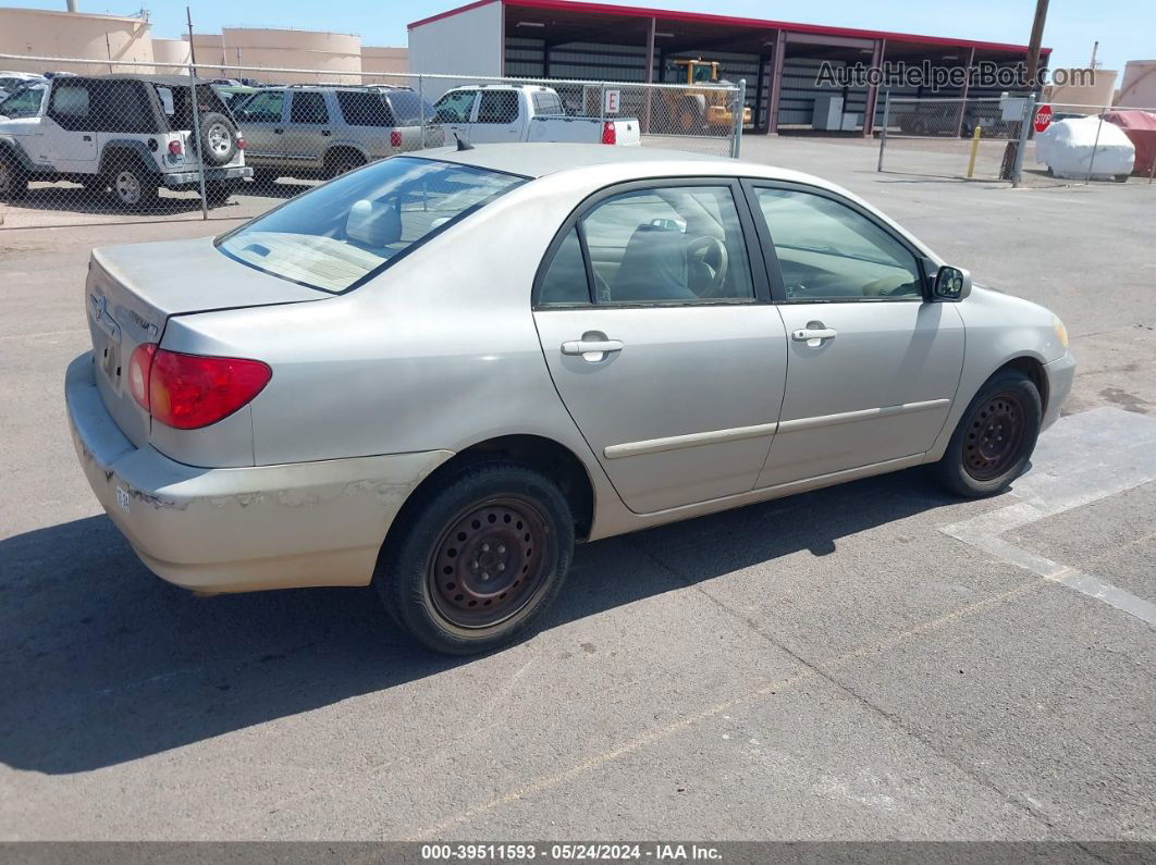 2003 Toyota Corolla Le Золотой vin: 1NXBR32E83Z122011