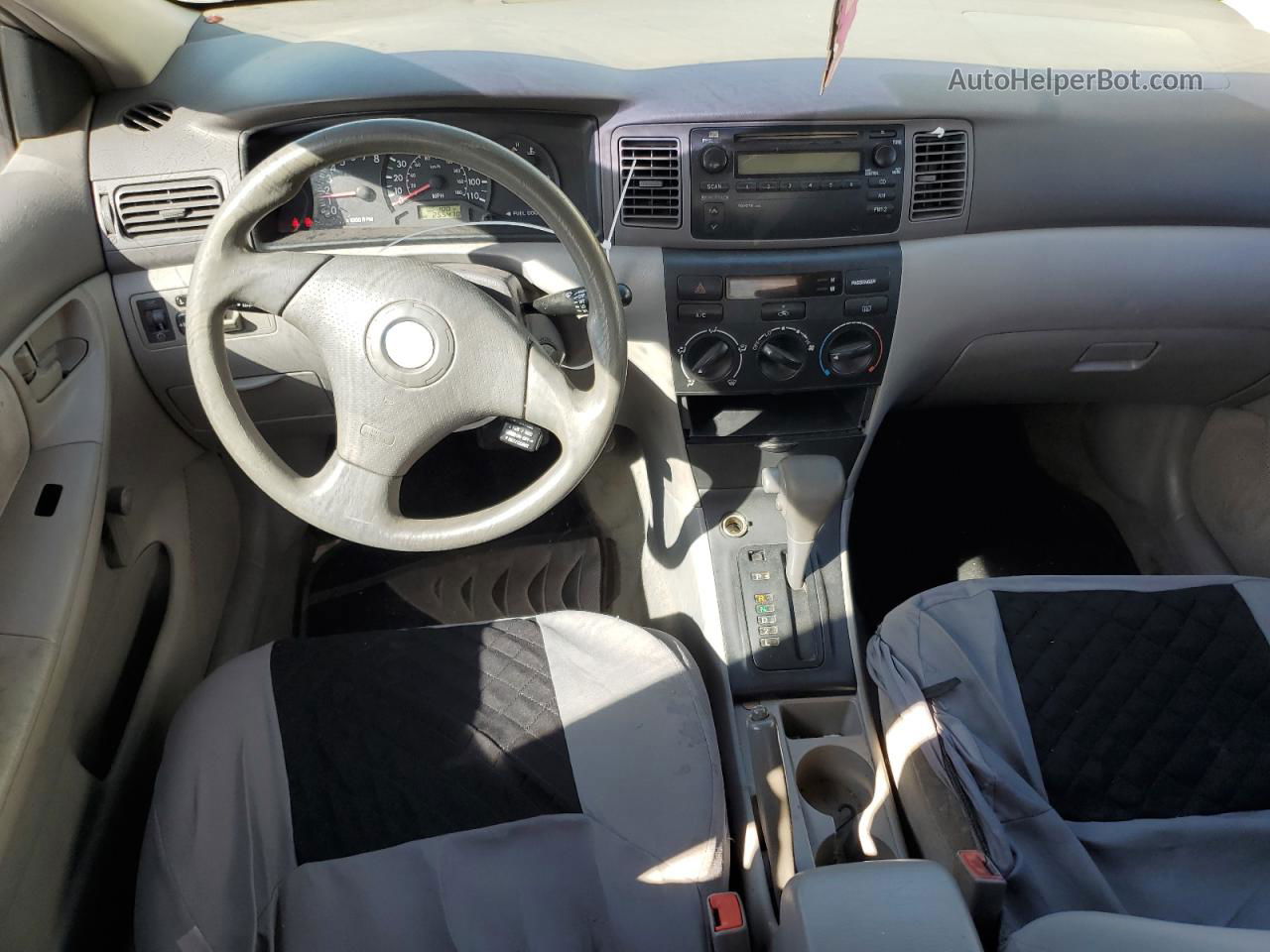 2003 Toyota Corolla Ce Silver vin: 1NXBR32E83Z143893