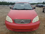 2003 Toyota Corolla Ce Red vin: 1NXBR32E83Z169300