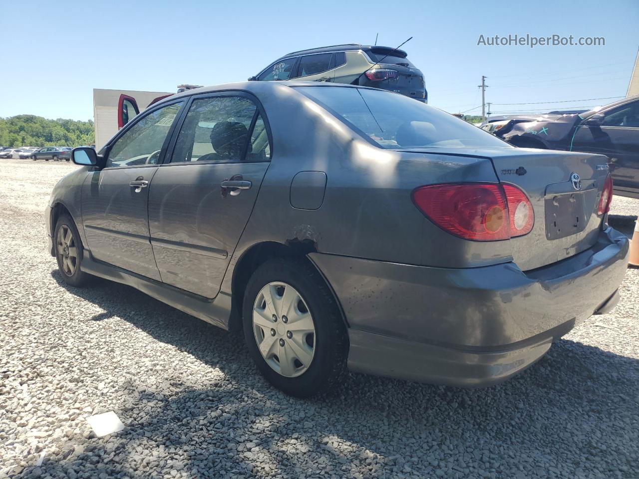 2003 Toyota Corolla Ce Silver vin: 1NXBR32E83Z184346