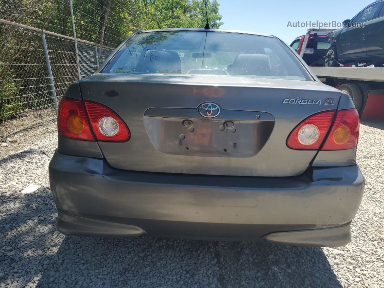 2003 Toyota Corolla Ce Silver vin: 1NXBR32E83Z184346