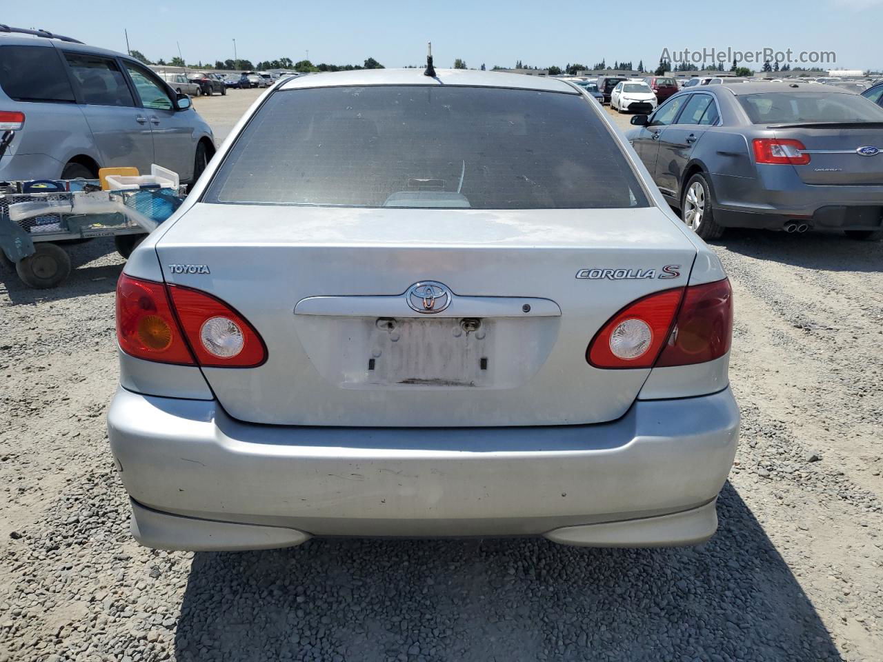 2003 Toyota Corolla Ce Silver vin: 1NXBR32E83Z185626