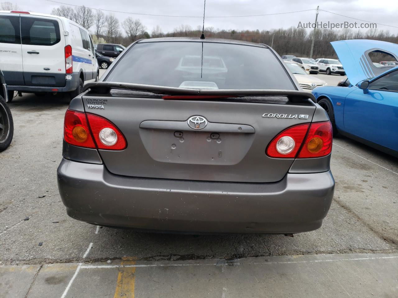 2004 Toyota Corolla Ce Gray vin: 1NXBR32E84Z192125