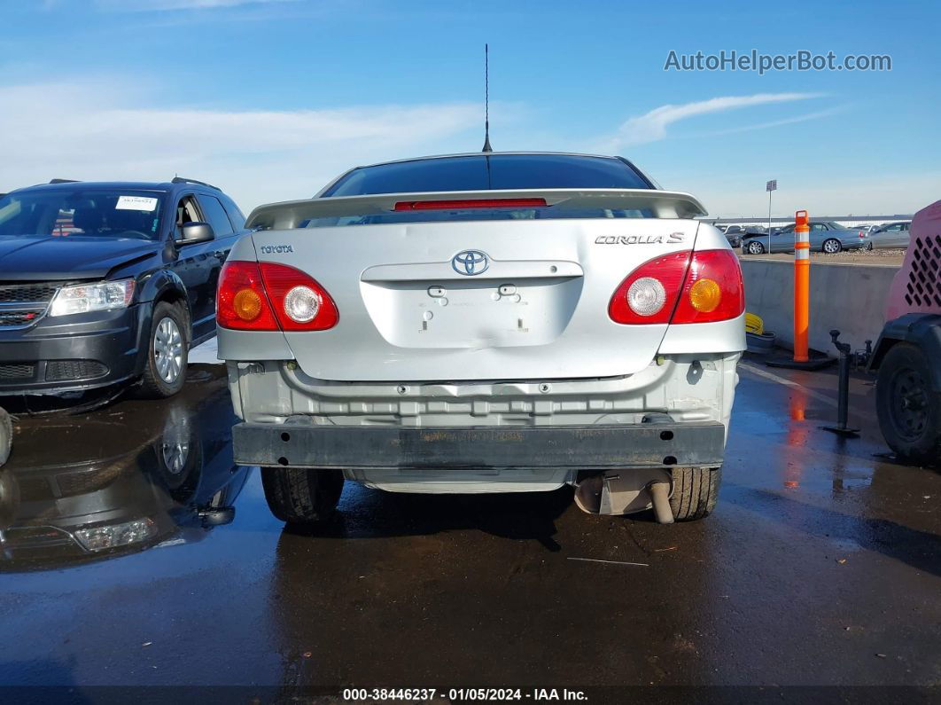 2004 Toyota Corolla S Серебряный vin: 1NXBR32E84Z201311