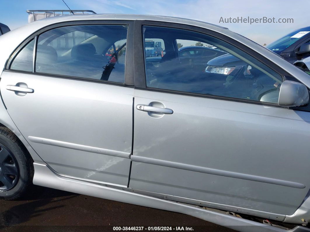 2004 Toyota Corolla S Silver vin: 1NXBR32E84Z201311