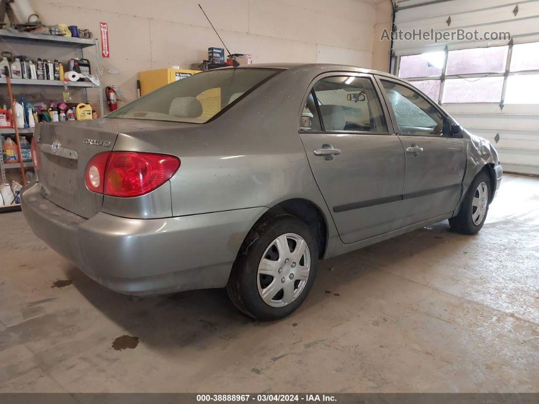 2004 Toyota Corolla Ce Silver vin: 1NXBR32E84Z205889