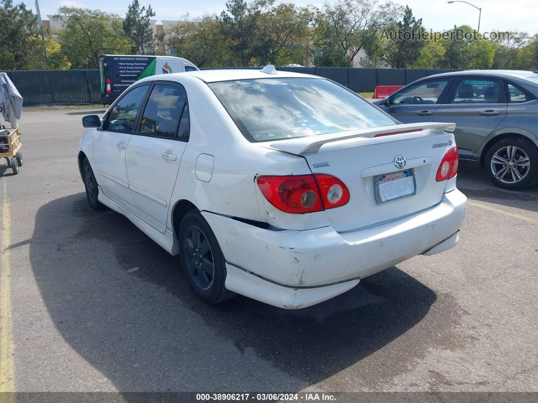 2004 Toyota Corolla S White vin: 1NXBR32E84Z228282