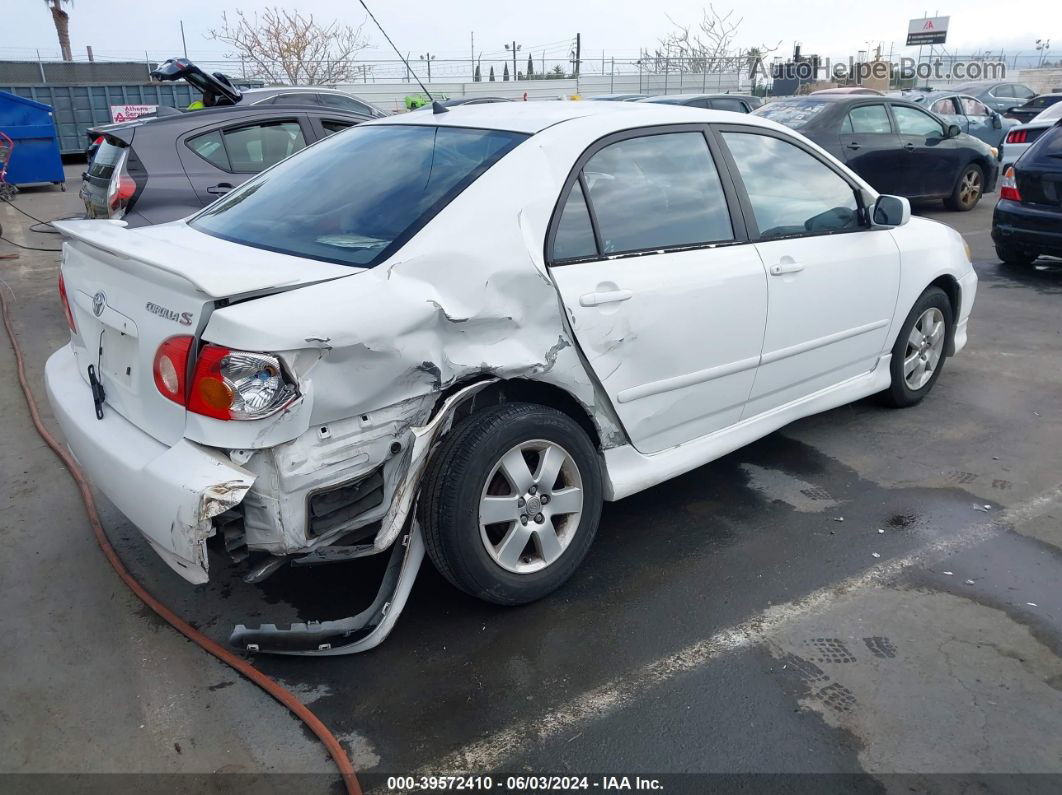 2004 Toyota Corolla S White vin: 1NXBR32E84Z229478