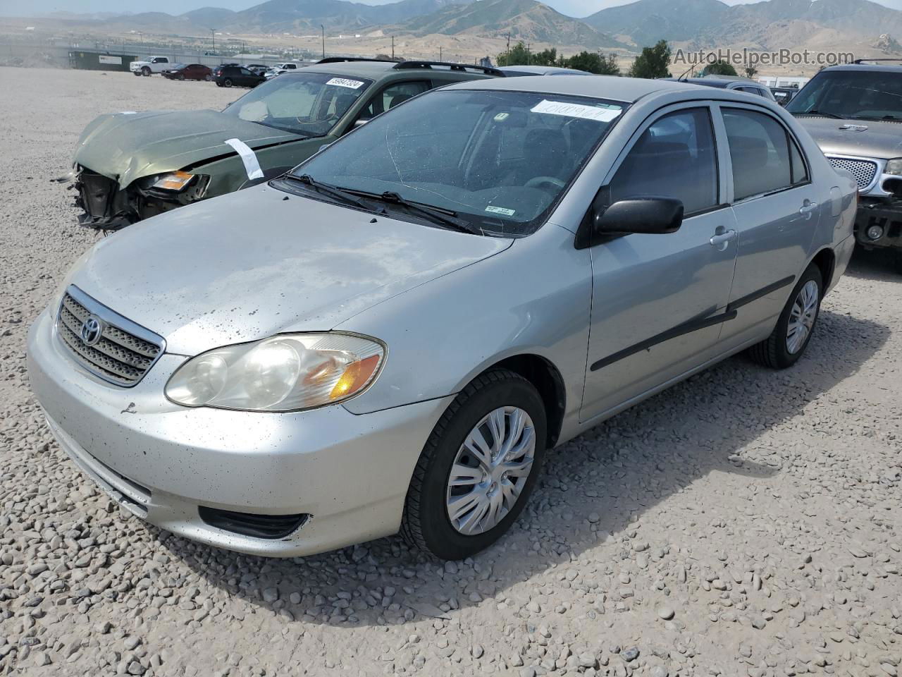 2004 Toyota Corolla Ce Gray vin: 1NXBR32E84Z251965