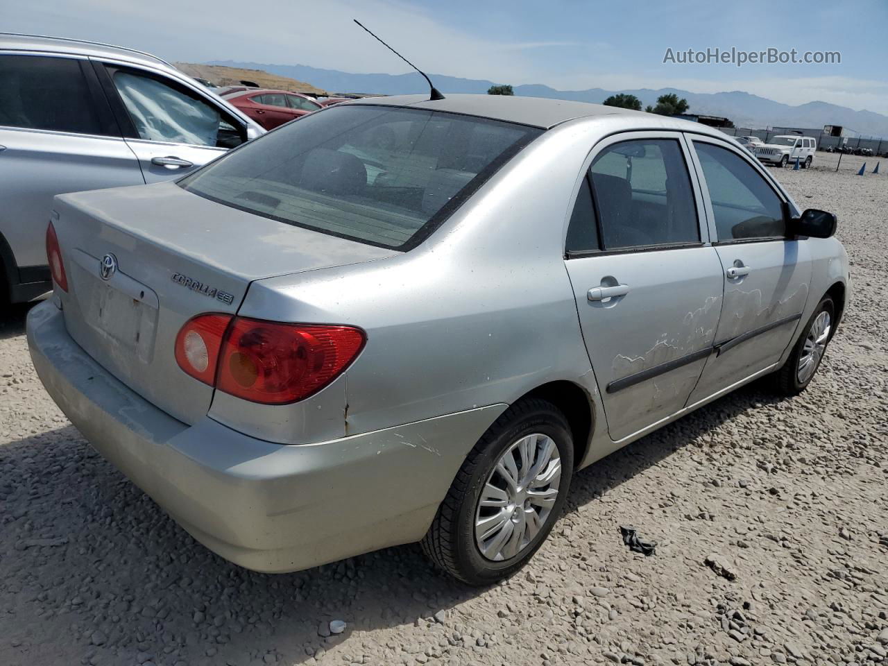 2004 Toyota Corolla Ce Gray vin: 1NXBR32E84Z251965