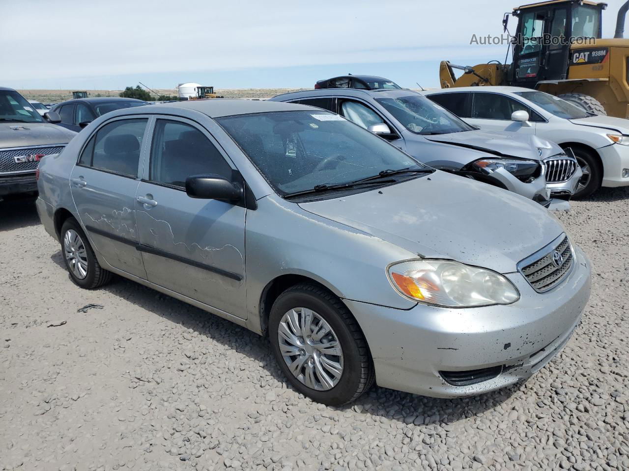 2004 Toyota Corolla Ce Gray vin: 1NXBR32E84Z251965