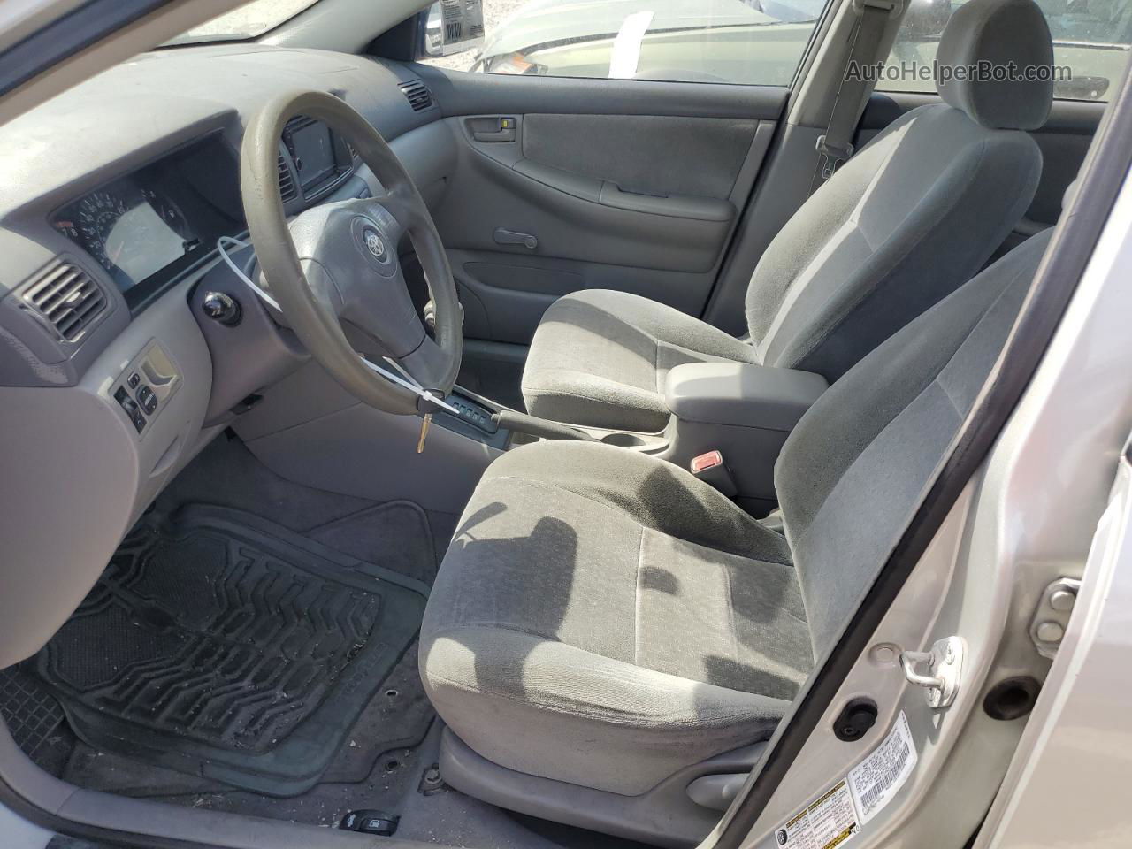 2004 Toyota Corolla Ce Gray vin: 1NXBR32E84Z251965