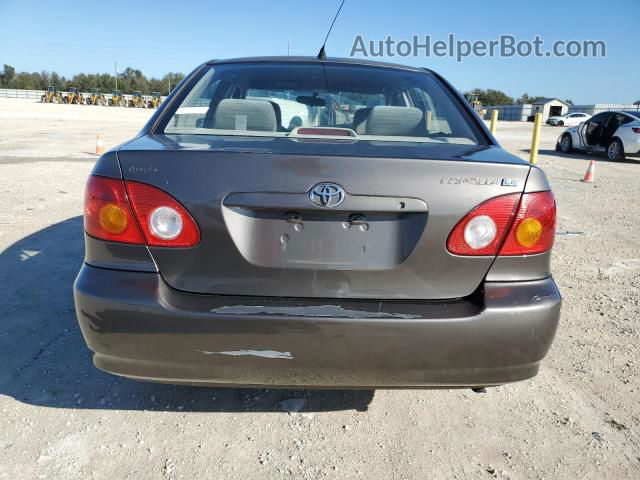 2004 Toyota Corolla Ce Gray vin: 1NXBR32E84Z262450