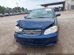 2004 Toyota Corolla Ce Blue vin: 1NXBR32E84Z270709