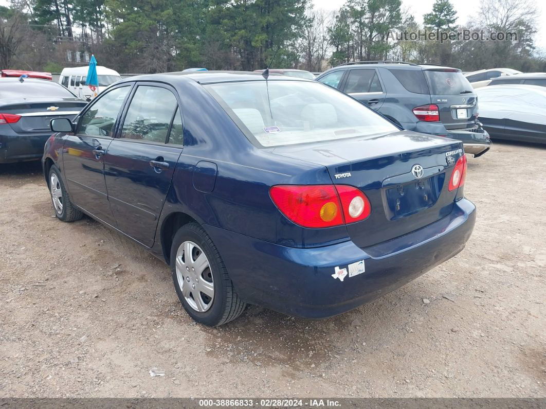 2004 Toyota Corolla Ce Blue vin: 1NXBR32E84Z270709