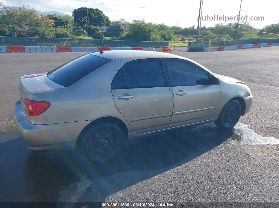 2004 Toyota Corolla Le Beige vin: 1NXBR32E84Z282083