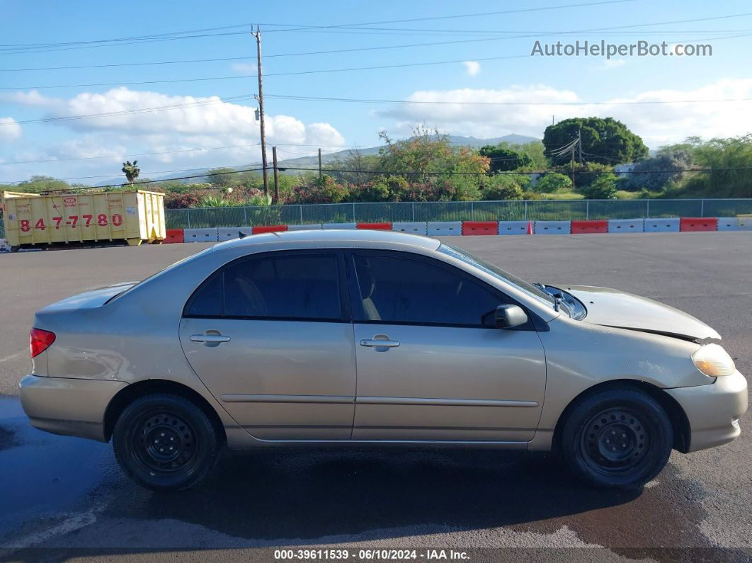 2004 Toyota Corolla Le Beige vin: 1NXBR32E84Z282083