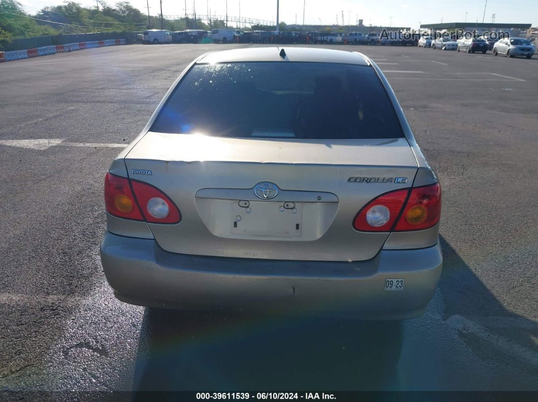 2004 Toyota Corolla Le Beige vin: 1NXBR32E84Z282083