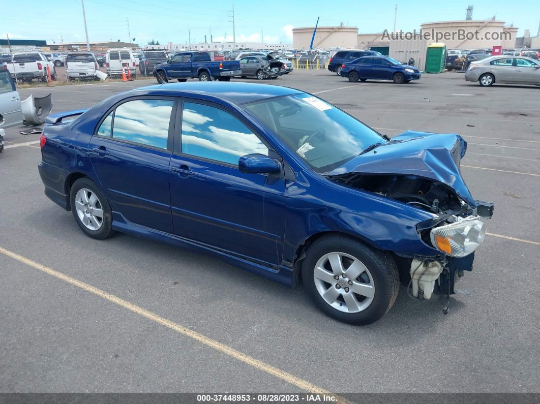 2004 Toyota Corolla Ce/s/le Blue vin: 1NXBR32E84Z288708