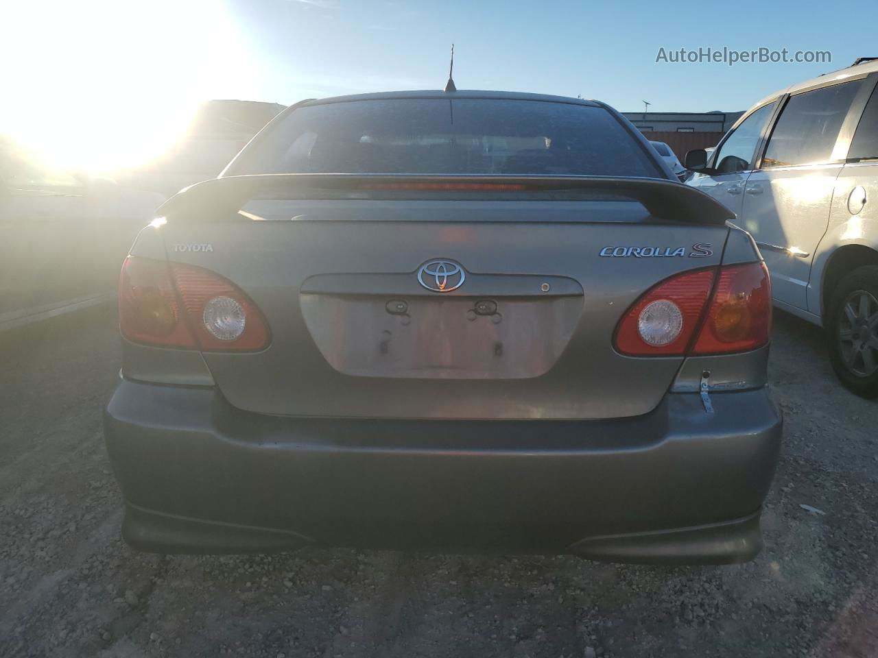 2004 Toyota Corolla Ce Gray vin: 1NXBR32E84Z291740