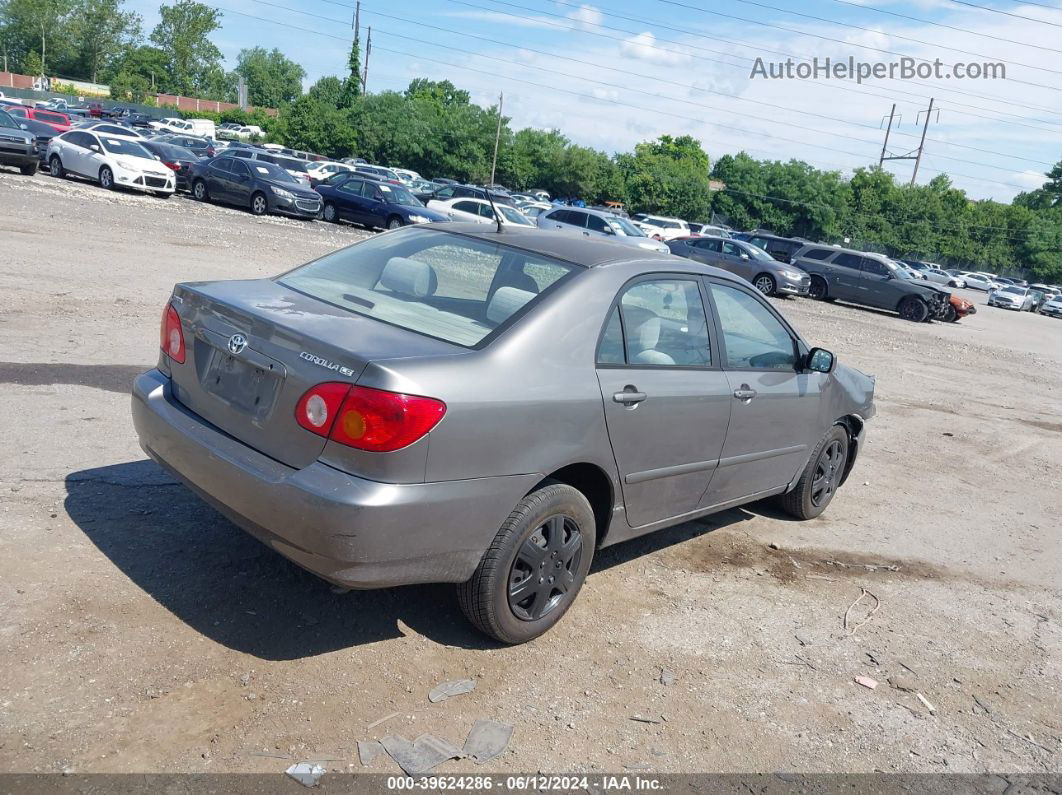 2004 Toyota Corolla Le Серый vin: 1NXBR32E84Z294959