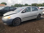 2004 Toyota Corolla Ce Silver vin: 1NXBR32E84Z314482