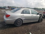 2004 Toyota Corolla Ce Silver vin: 1NXBR32E84Z314482